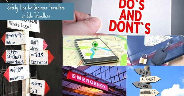 pictures of do's and don't's text, gps, road signs, cash