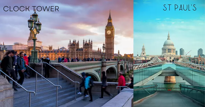 london clock tower, st paul's - 3 Weeks In The UK Itinerary