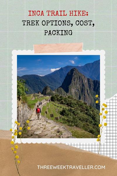 A 3-week Inca Trail adventure includes acclimating in Cusco, exploring Sacred Valley, then hiking the iconic Inca Trail to Machu Picchu. Experience breathtaking mountain scenery, ancient ruins, and the unforgettable reward of reaching this legendary citadel. via @threeweektraveller